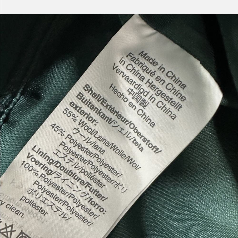 J. Crew Forest Green A-Line Skirt - Picture 4 of 7